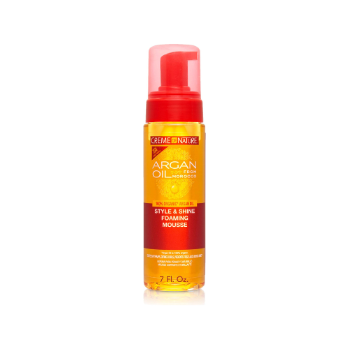 Argan Oil Foaming Mousse for Curls & Shine