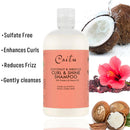 Avocado moisturizing shampoo for curly and textured hair