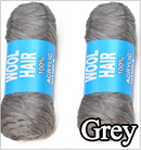 Synthetic Brazilian wool hair for crochet braids and protective hairstyles