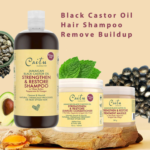 Jamaican Black Castor Oil shampoo and conditioner moisturizing formula