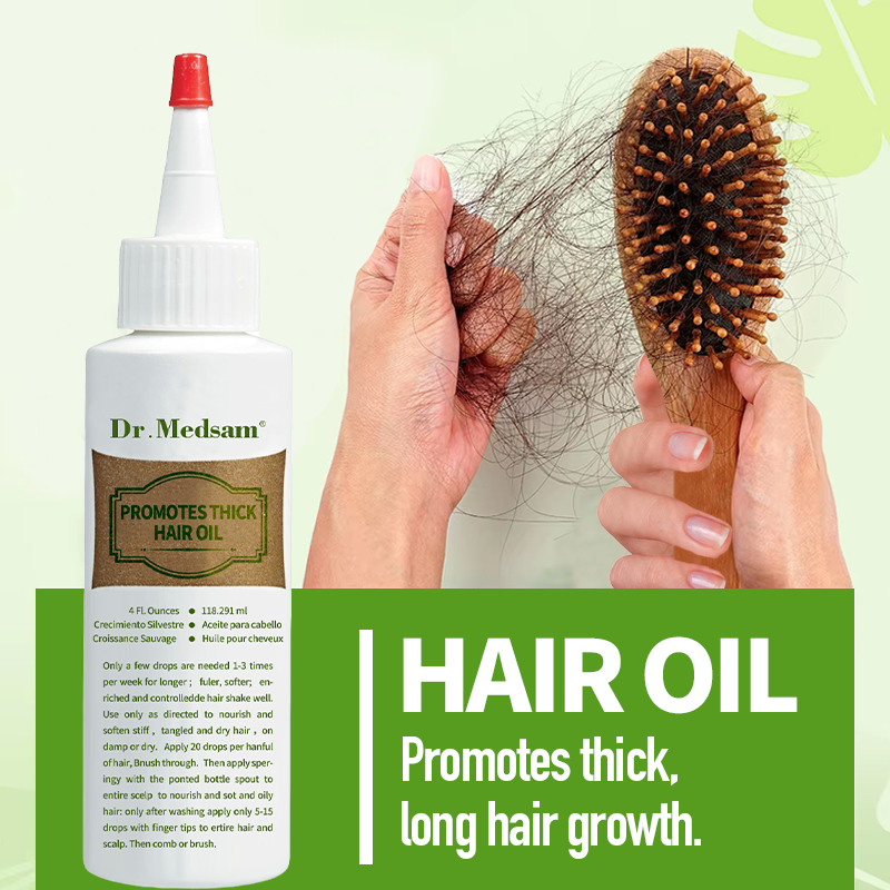 Natural Hair Growth Oil. Thickening & Scalp Nourish