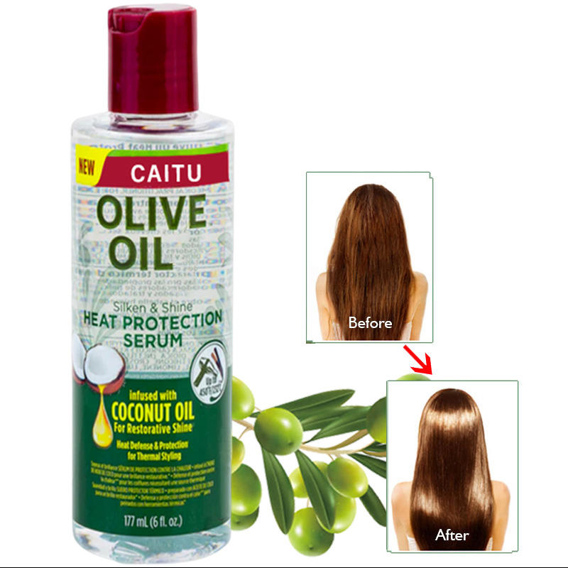 Olive & Coconut Oil Hair Serum  Heat Protection & Moisture