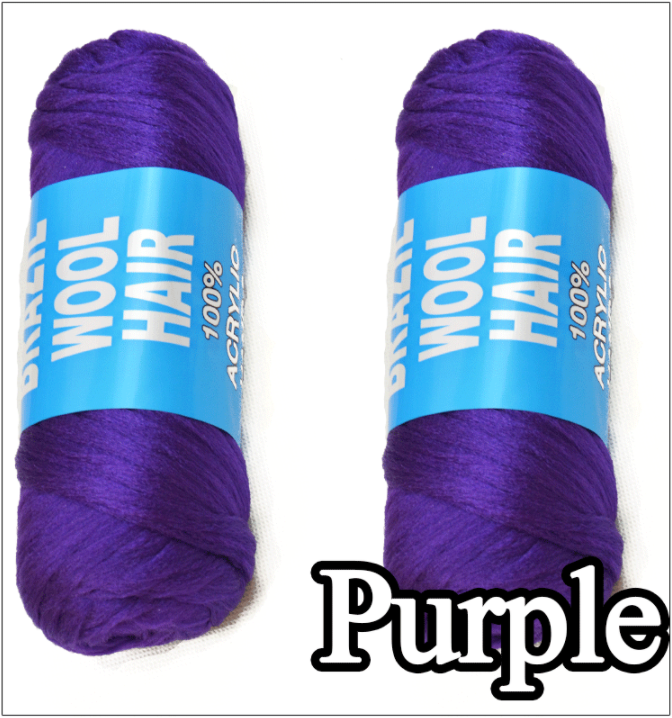 Brazilian Wool Hair for Braids Jumbo Crochet Synthetic Fiber