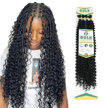 Silky Straight & Deep Wave Synthetic Hair Extensions  Heat Resistant